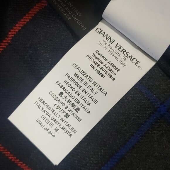 🎁 Versace Men's Woven Jacket - Picture 9 of 12